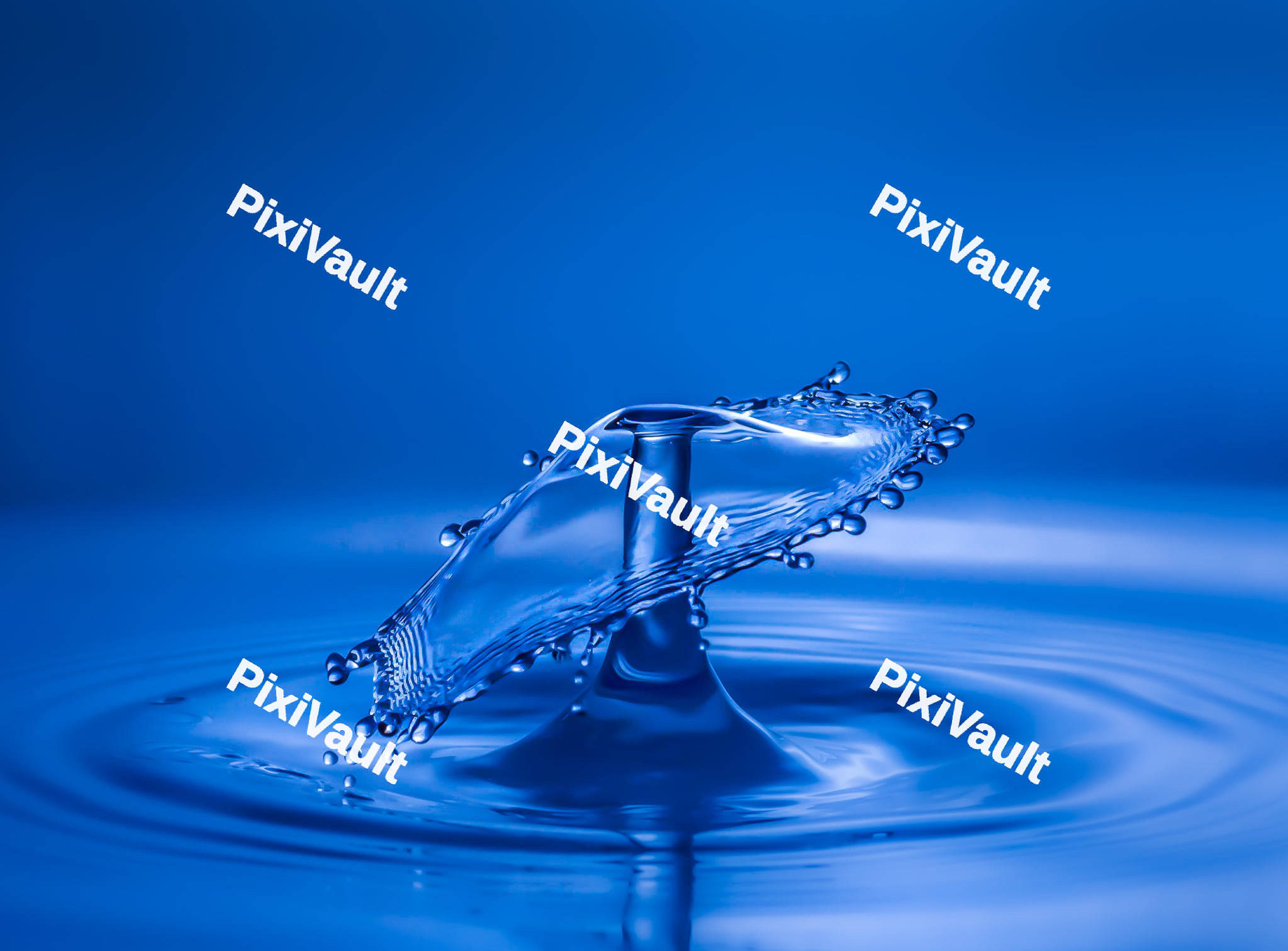 Blue Water Drop